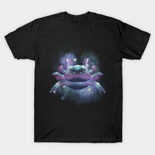 Cosmic Axolotl: A Starry Aquatic Odyssey T-Shirt